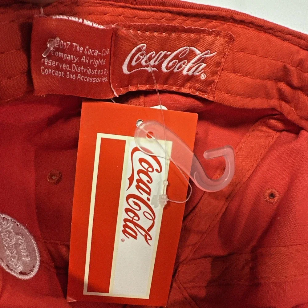 Coca Cola Vintage Small Polar Bears X 3 Emoji Red Hat Adjustable Enjoy Coca Cola